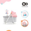 Kép 5/5 - Kinderkraft 5in1 bölcső-babaágy-hinta-pihenőszék-szék - Unimo Up, rózsaszín