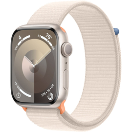 Apple Watch Series 9 GPS 45 mm csillagfény alumínium, csillagfény sportpánttal