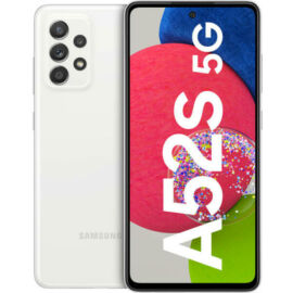 Samsung Galaxy A52s 5G Dual Sim A528 128GB 6GB RAM, fehér, kártyafüggetlen