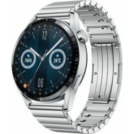 Huawei Watch GT 3 Elite okosóra, 46mm, rozsdamentes acél szíj