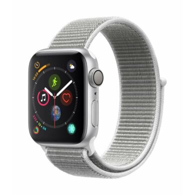 Apple Watch Series 4 40mm Silver Aluminium Seashell Sport Loop (GPS), 1 év gyártói garancia