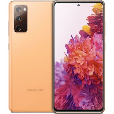 Samsung Galaxy G781B S20 FE 5G 128GB Dual Sim, ködös narancssárga, Kártyafüggetlen, 1 év gyártói garancia 