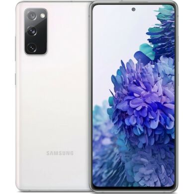 Samsung Galaxy G781B S20 FE 5G 128GB Dual Sim, ködös fehér, Kártyafüggetlen, 1 év gyártói garancia 