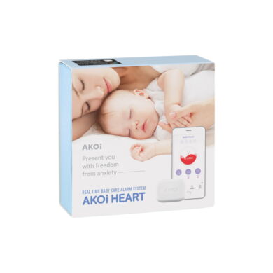 AKOi Heart babafigyelő 3 az 1ben, mozgás, átfordulás és pelenkafigyelő