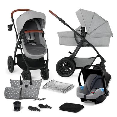 Kinderkraft babakocsi többfunkciós Prime Lite 3in1,világosszürke