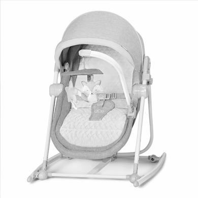Kinderkraft 5in1 bölcső-babaágy-hinta-pihenőszék-szék Nola, szürke