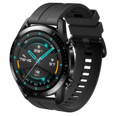 Huawei Watch GT 2 Sport 46mm fekete, 2 év gyártói garancia