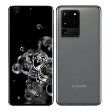 Samsung Galaxy S20 Ultra 5G  128GB Dual Sim, kozmosz szürke, Kártyafüggetlen, 1 év Gyártói garancia 