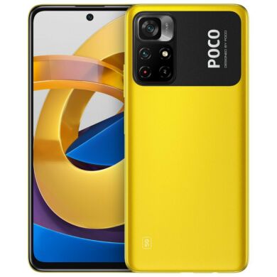  Xiaomi Poco M4 Pro 5G 64GB Dual SIM, sárga, Kártyafüggetlen