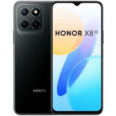 Honor X8 5G 128GB 6GB RAM Dual Sim fekete, kártyafüggetlen