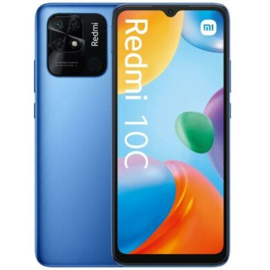 Xiaomi Redmi 10C 4GB 64GB Dual Sim, kék, Kártyafüggetlen