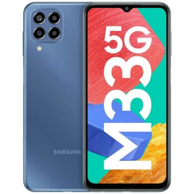Samsung Galaxy M33 5G 6GB RAM 128GB M336 Dual Sim, kék, kártyafüggetlen