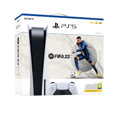 Sony PlayStation 5 (PS5) Disc Edition + Fifa 23 játékkonzol, fehér
