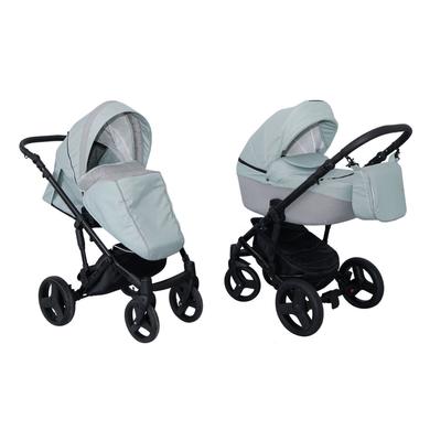 Mikrus multifunkciós babakocsi Avinion (mózes, hordozó 0-10kg, pelenkázótáska) 17 szürke/világoskék