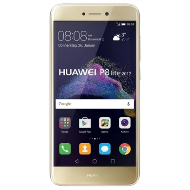 Huawei P8 Lite (2017) 16GB Dual SIM, arany, Kártyafüggetlen, Gyártói garancia 