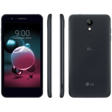 LG K9 (2018) LMX210 16GB Dual SIM,  fekete , Kártyafüggetlen, 1 év Gyártói garancia