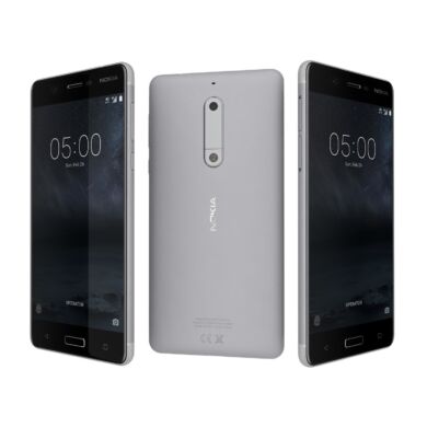 Nokia 5 16GB Dual SIM, ezüst, kártyafüggetlen, 1 év Gyártói garancia