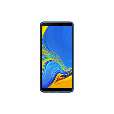 Samsung Galaxy A7 (2018) 64GB Dual SIM, kék, Kártyafüggetlen, 1 év Gyártói garancia
