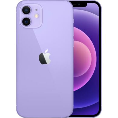 Apple Iphone 12 64GB lila, kártyafüggetlen, 1 év gyártói garancia 