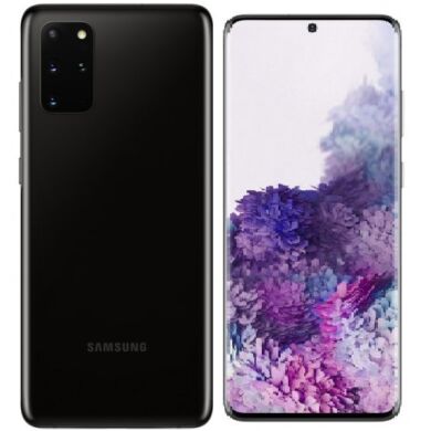 Samsung G985 Galaxy S20+ 128GB Dual Sim, kozmosz fekete, Kártyafüggetlen, 1 év gyártói garancia 