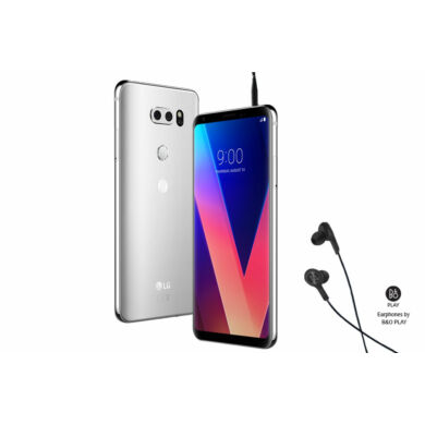LG V30 H930 64GB, ezüst Kártyafüggetlen, 1 év Gyártói garancia