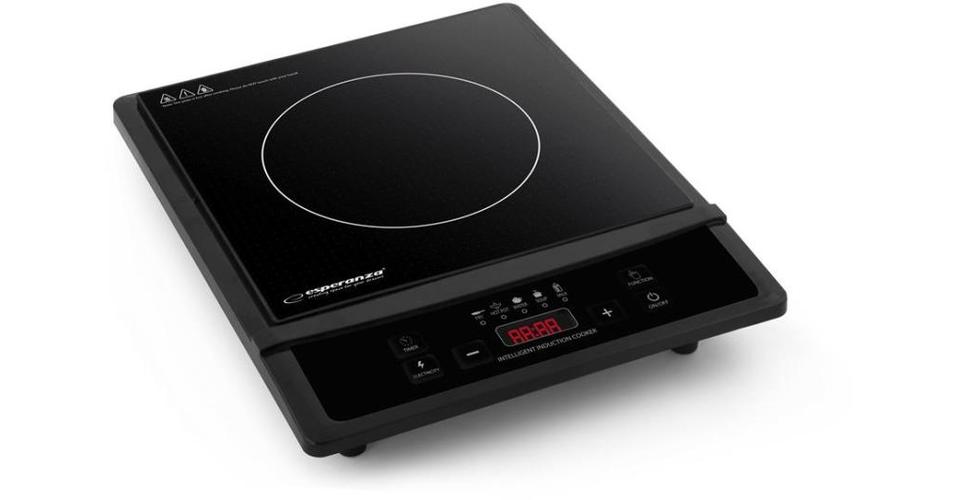 Esperanza Krakatau indukciós főzőlap, 2000W, fekete EKH011 Főzőlap